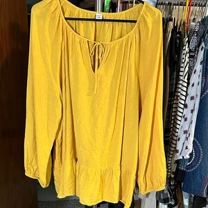 Old Navy Yellow Women's Blouse